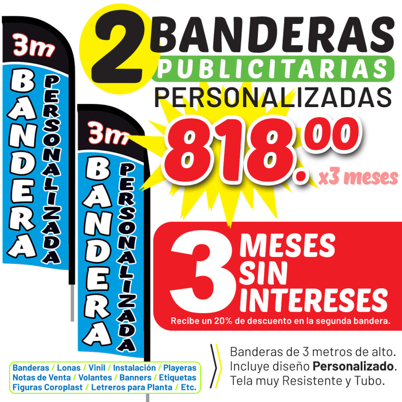 1 Bandera Personalizada